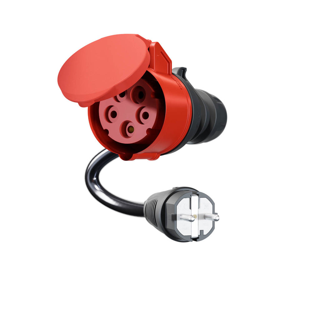 Adapter go-e Charger Gemini flex 11 kW auf Haushaltssteckdose, Detailansicht