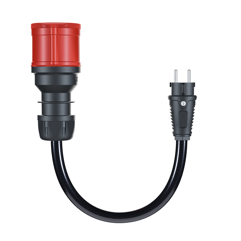 Gemini flex 22 kW auf Haushaltsstecker