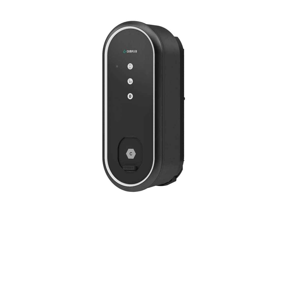 Wallbox Compleo eBOX smart socket, vista angolata