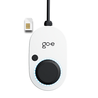 go-e Charger Gemini 2.0 Wallbox mit eSIM, Frontansicht