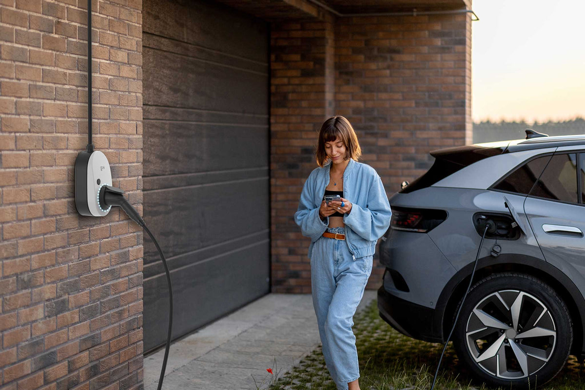 Wallbox go-e Charger Gemini 2.0 lädt ein Elektroauto
