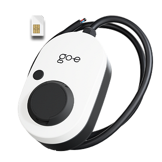 go-e Charger Gemini 2.0 Wallbox mit Anschlusskabel für die feste Montage