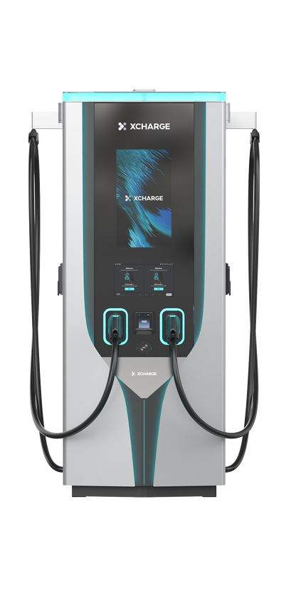 XCharge C7 400 kW mit 2 x 5.5m CCS flüssig. gekühlt