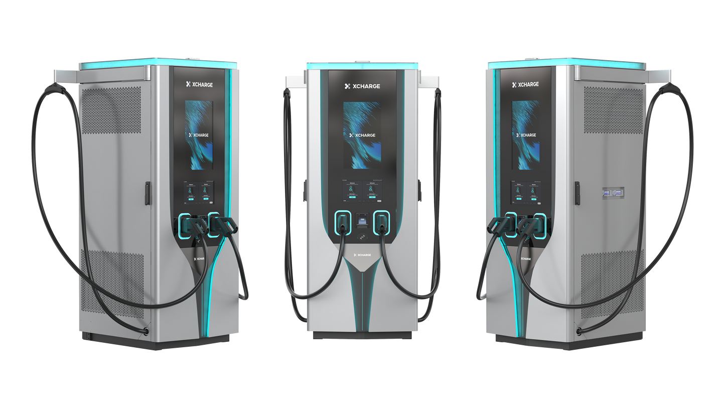 XCharge C7 400 kW mit 2 x 5.5m CCS flüssig. gekühlt