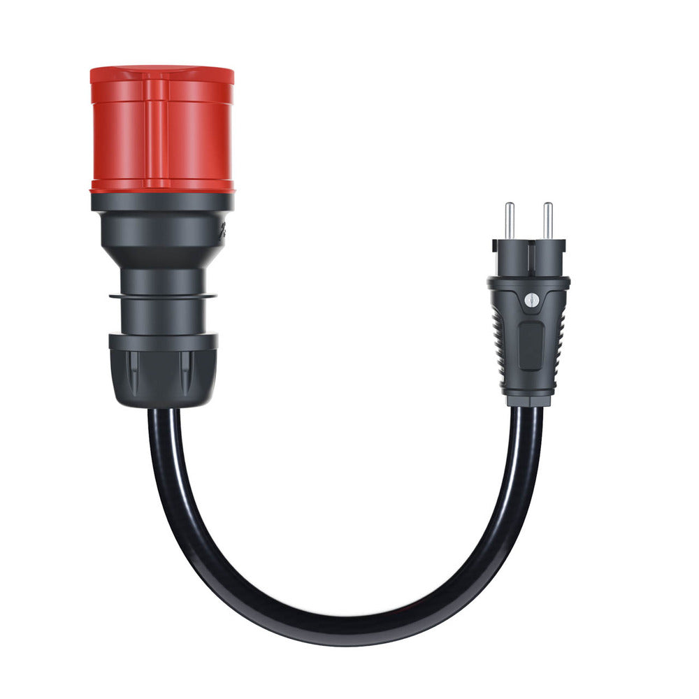 Adattatore go-e Charger Gemini flex 22 kW per presa domestica, piegato