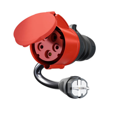 Adattatore go-e Charger Gemini flex 22 kW per presa domestica, vista di dettaglio