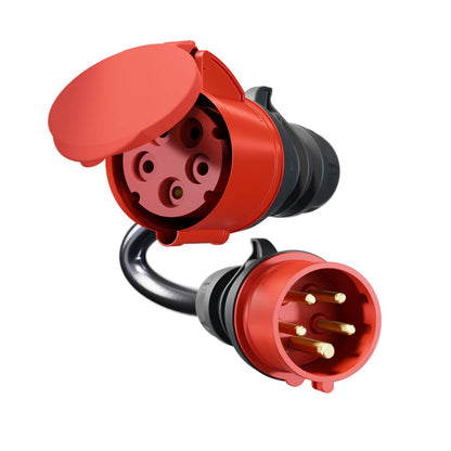 Adattatore go-e Charger Gemini flex 22 kW per CEE rossa 16 A, vista di dettaglio