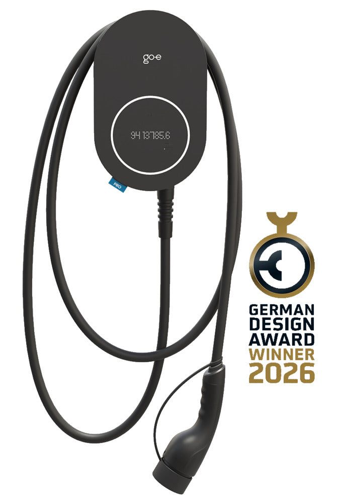 go-e Charger PRO Cable ME – wallbox da 11 kW conforme Eichrecht con cavo da 6 m