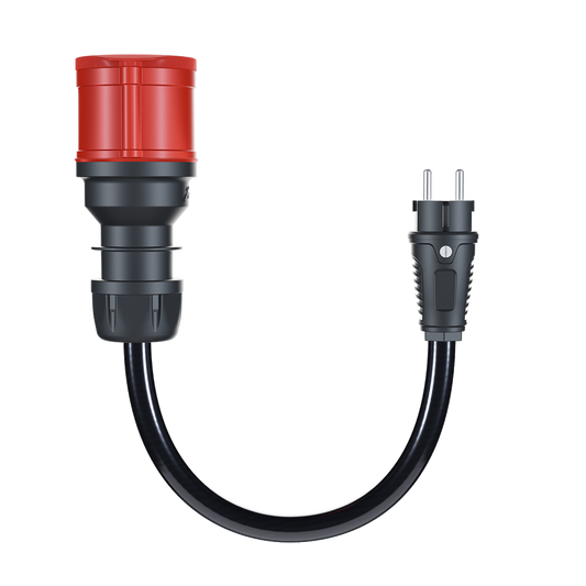 Gemini flex 22 kW auf Haushaltsstecker