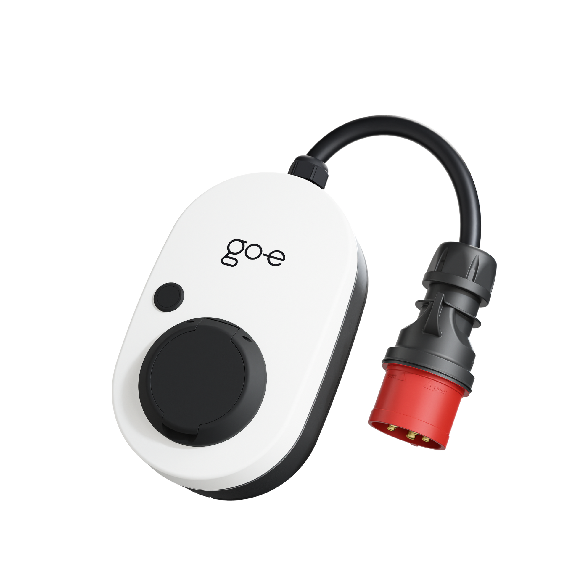 go-e Charger Gemini flex 22 kW mobile Wallbox mit Typ-2 Buchse, CEE 32 A Anschluss, App-Steuerung und WLAN für flexibles Laden von Elektroautos